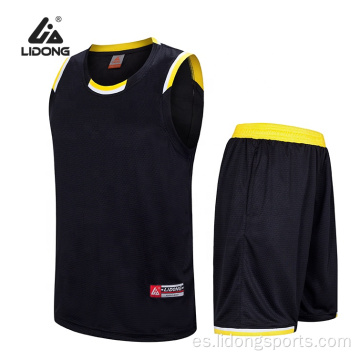Jerseys de uniformes de baloncesto para hombres personalizados al por mayor